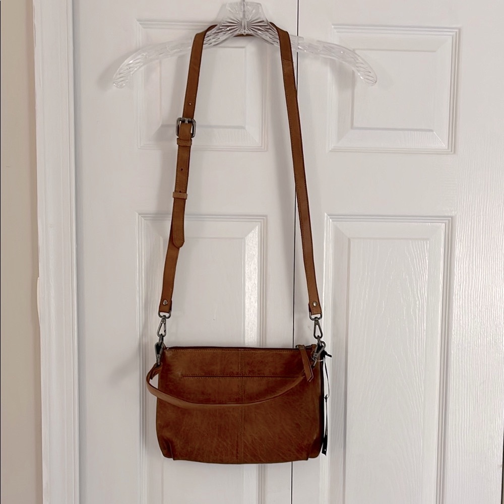 Latico Tan Leather Crossbody Bag NWT